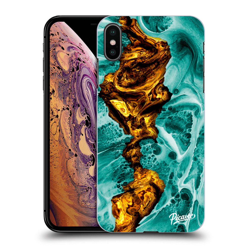 Picasee ULTIMATE CASE za Apple iPhone XS Max - Goldsky