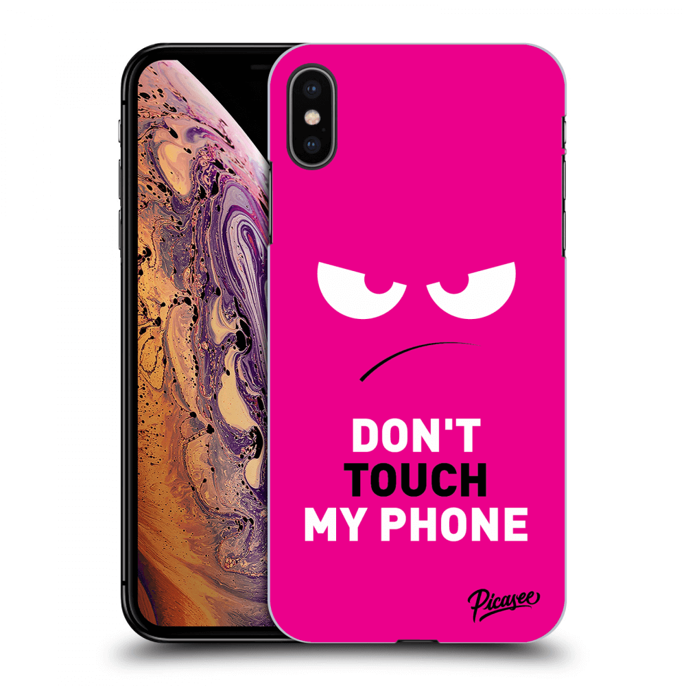 Picasee ULTIMATE CASE za Apple iPhone XS Max - Angry Eyes - Pink