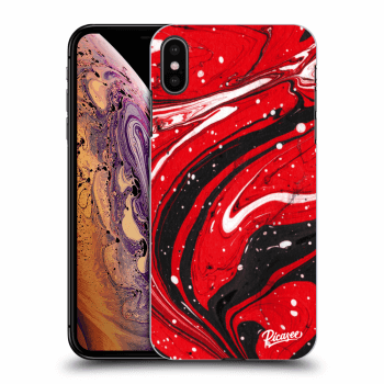 Picasee ULTIMATE CASE za Apple iPhone XS Max - Red black