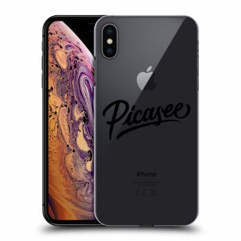Picasee silikonski prozorni ovitek za Apple iPhone XS Max - Picasee - black