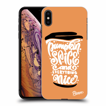 Ovitek za Apple iPhone XS Max - Pumpkin coffee
