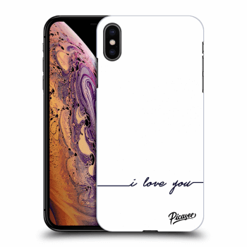 Picasee ULTIMATE CASE za Apple iPhone XS Max - I love you