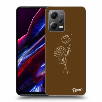 Picasee ULTIMATE CASE za Xiaomi Poco X5 - Brown flowers