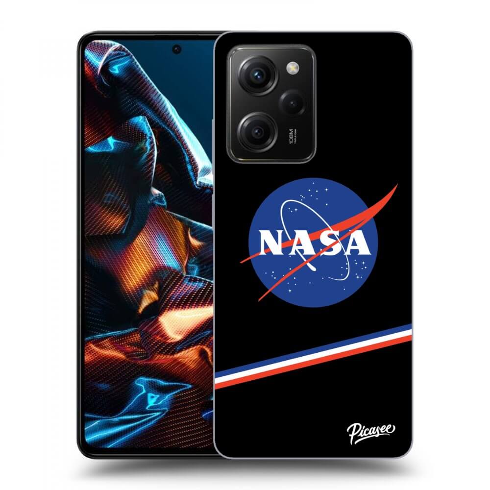Picasee silikonski črni ovitek za Xiaomi Poco X5 Pro - NASA Original