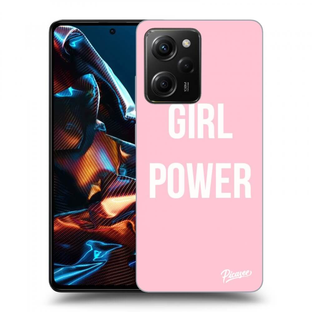 Picasee silikonski črni ovitek za Xiaomi Poco X5 Pro - Girl power