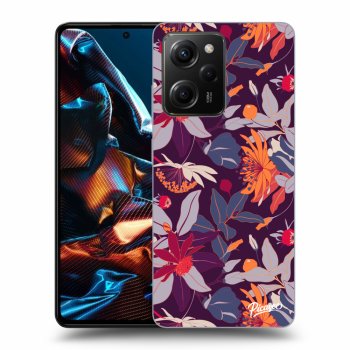 Ovitek za Xiaomi Poco X5 Pro - Purple Leaf