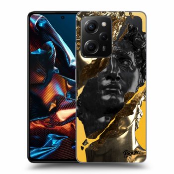 Ovitek za Xiaomi Poco X5 Pro - Gold - Black