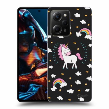 Picasee silikonski črni ovitek za Xiaomi Poco X5 Pro - Unicorn star heaven