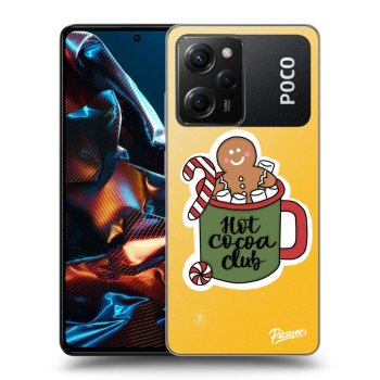 Picasee silikonski prozorni ovitek za Xiaomi Poco X5 Pro - Hot Cocoa Club