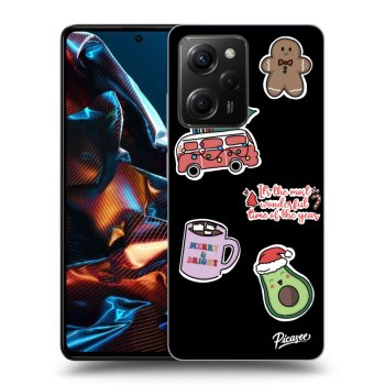 Ovitek za Xiaomi Poco X5 Pro - Christmas Stickers