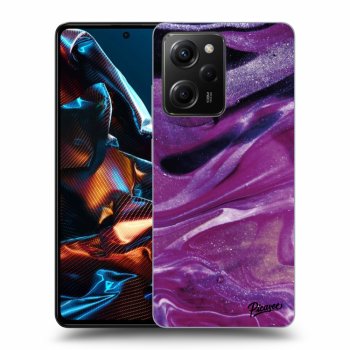 Ovitek za Xiaomi Poco X5 Pro - Purple glitter
