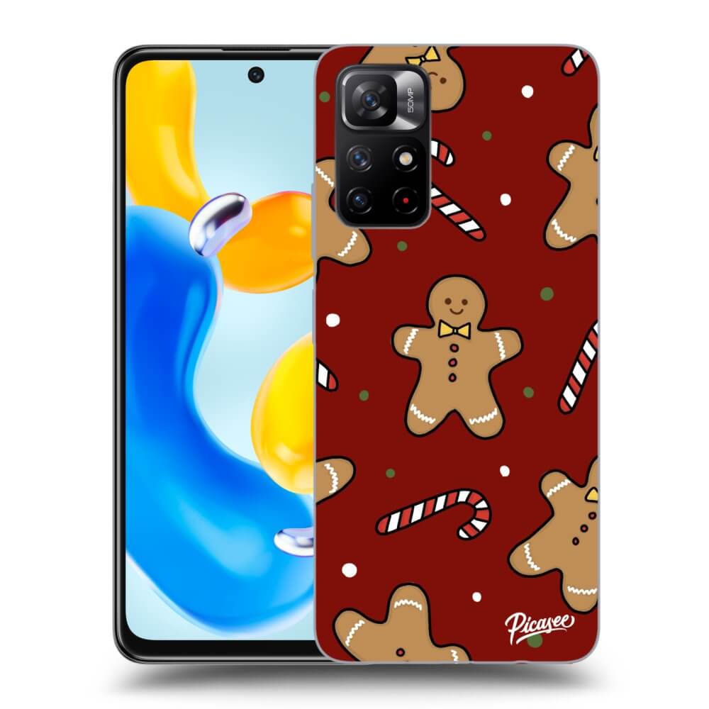 Picasee silikonski črni ovitek za Xiaomi Redmi Note 11S 5G - Gingerbread 2