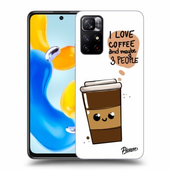 Picasee silikonski črni ovitek za Xiaomi Redmi Note 11S 5G - Cute coffee