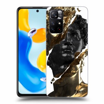 Ovitek za Xiaomi Redmi Note 11S 5G - Gold - Black