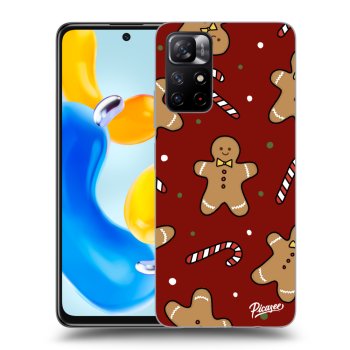 Picasee silikonski črni ovitek za Xiaomi Redmi Note 11S 5G - Gingerbread 2