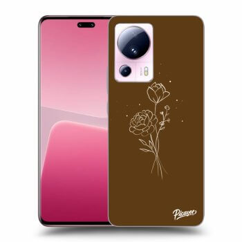 Picasee ULTIMATE CASE za Xiaomi 13 Lite - Brown flowers