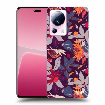 Ovitek za Xiaomi 13 Lite - Purple Leaf