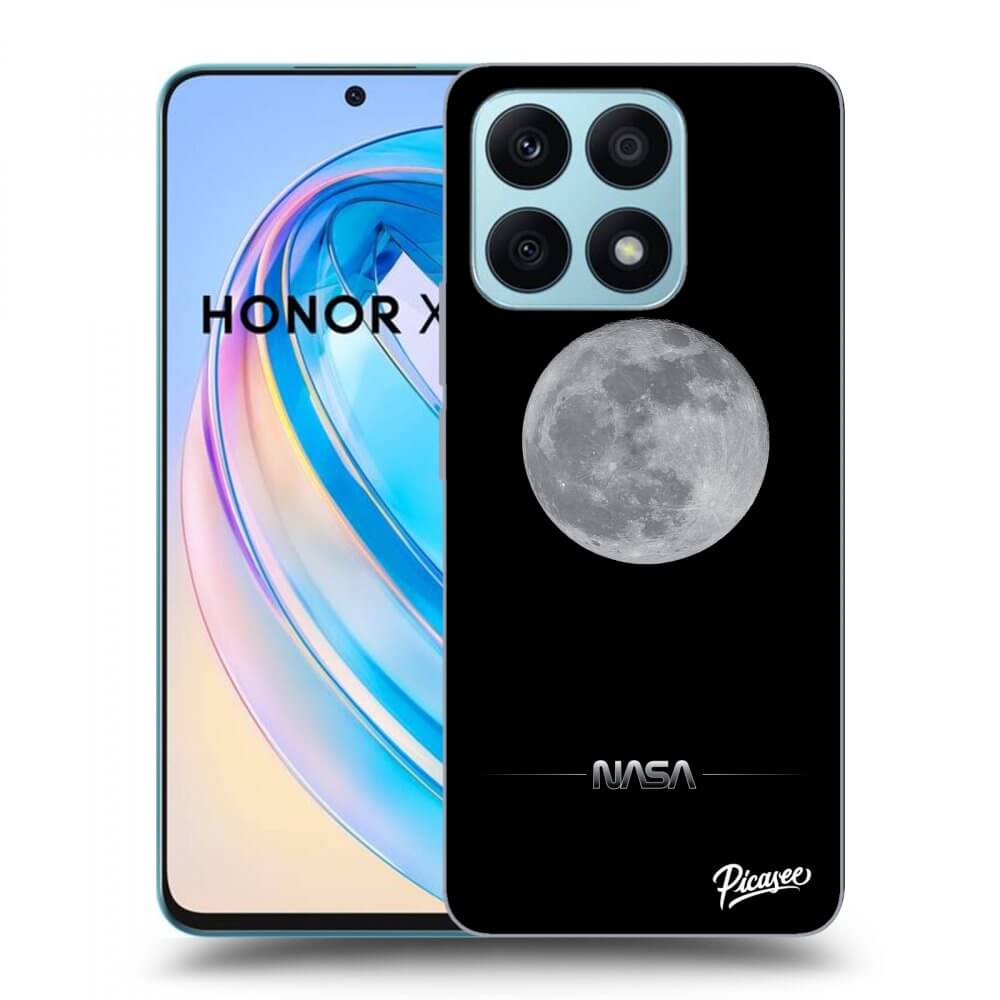 Picasee silikonski prozorni ovitek za Honor X8a - Moon Minimal