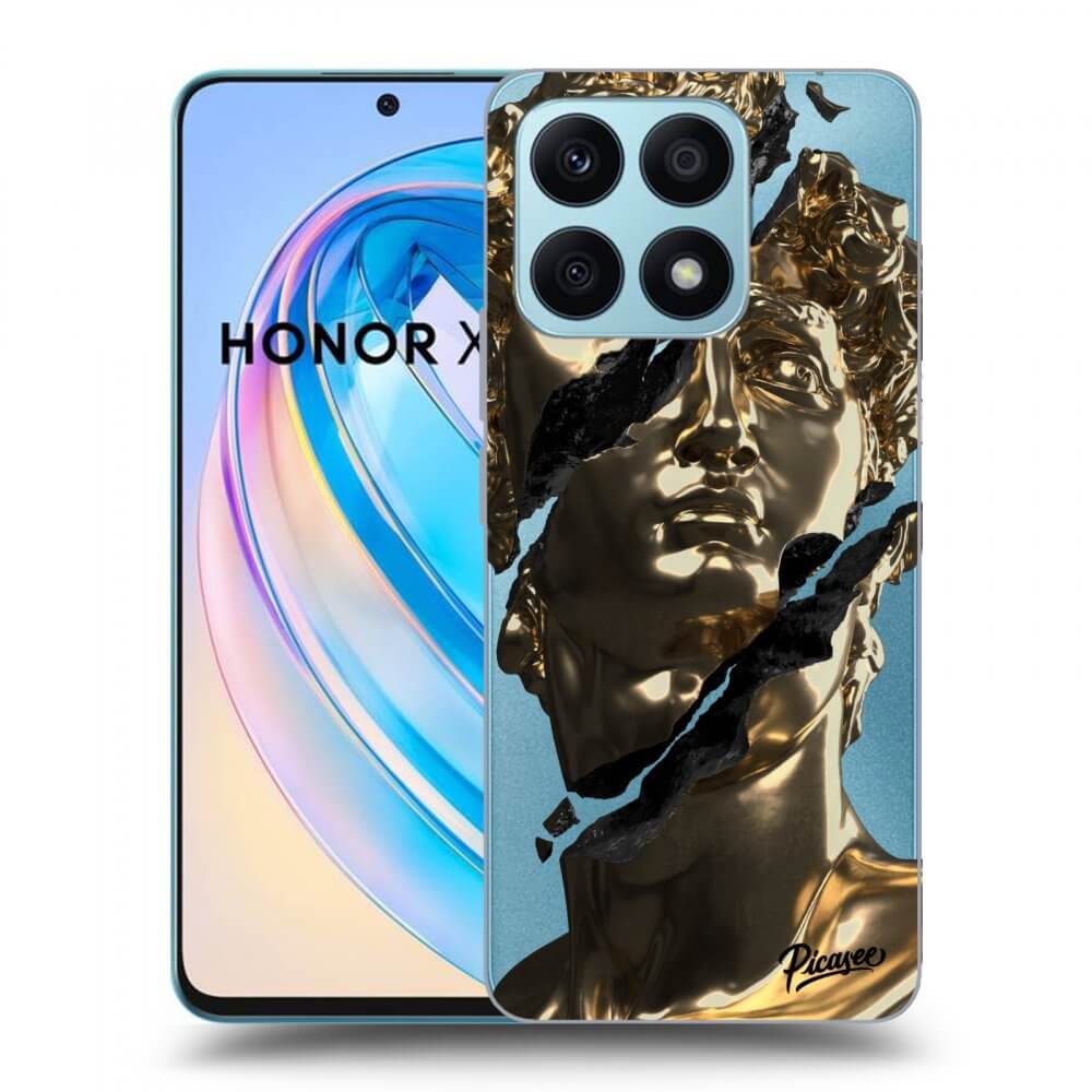 Picasee silikonski prozorni ovitek za Honor X8a - Golder