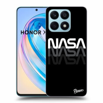Picasee silikonski črni ovitek za Honor X8a - NASA Triple