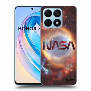 Picasee silikonski črni ovitek za Honor X8a - Nebula