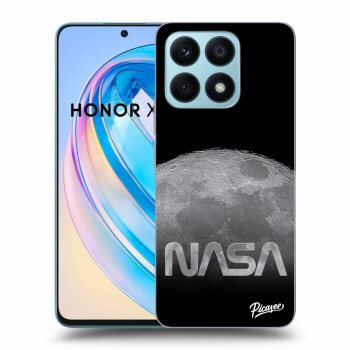Picasee silikonski črni ovitek za Honor X8a - Moon Cut