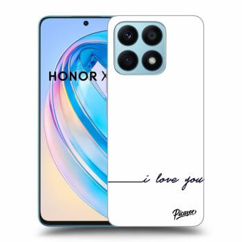 Picasee silikonski prozorni ovitek za Honor X8a - I love you