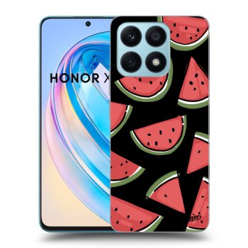 Picasee silikonski črni ovitek za Honor X8a - Melone