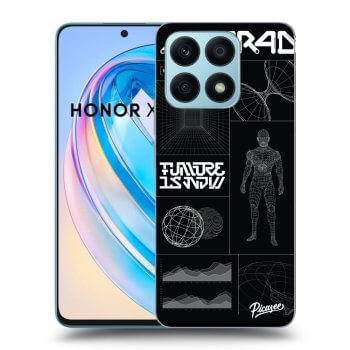 Picasee silikonski črni ovitek za Honor X8a - BLACK BODY