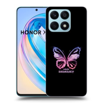 Ovitek za Honor X8a - Diamanty Purple