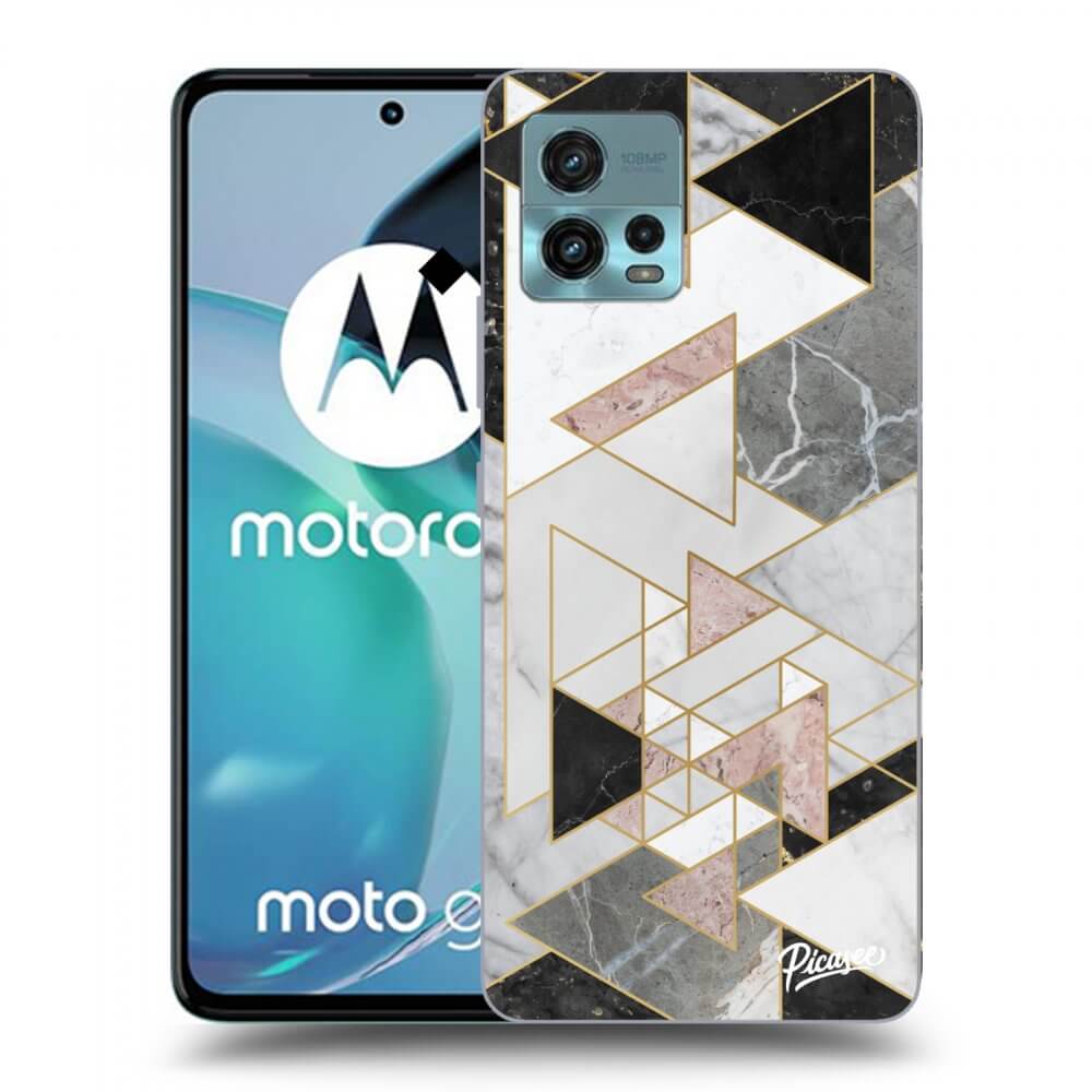 Picasee silikonski prozorni ovitek za Motorola Moto G72 - Light geometry