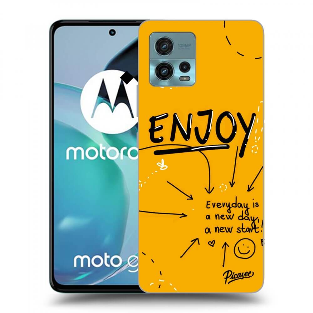 Picasee silikonski prozorni ovitek za Motorola Moto G72 - Enjoy
