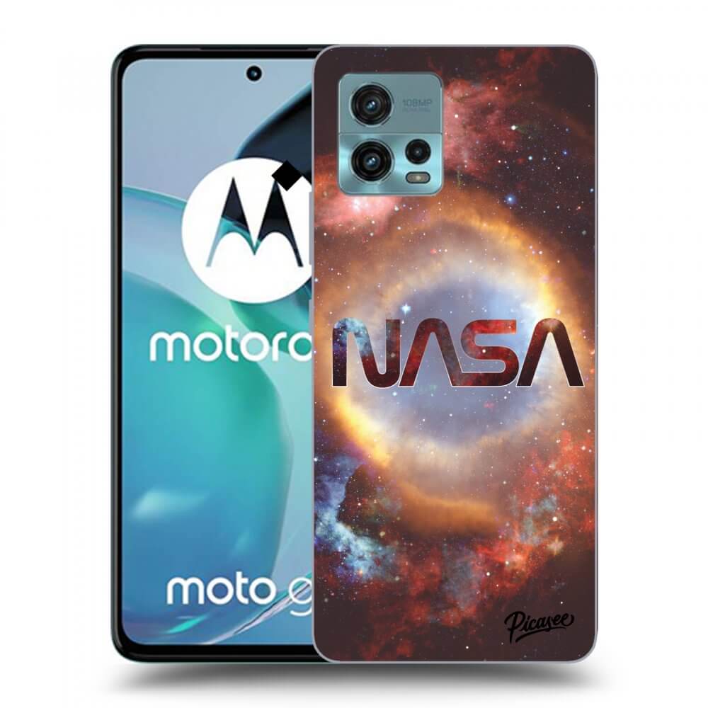 Picasee silikonski črni ovitek za Motorola Moto G72 - Nebula