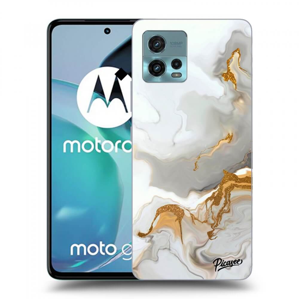 Picasee silikonski črni ovitek za Motorola Moto G72 - Her