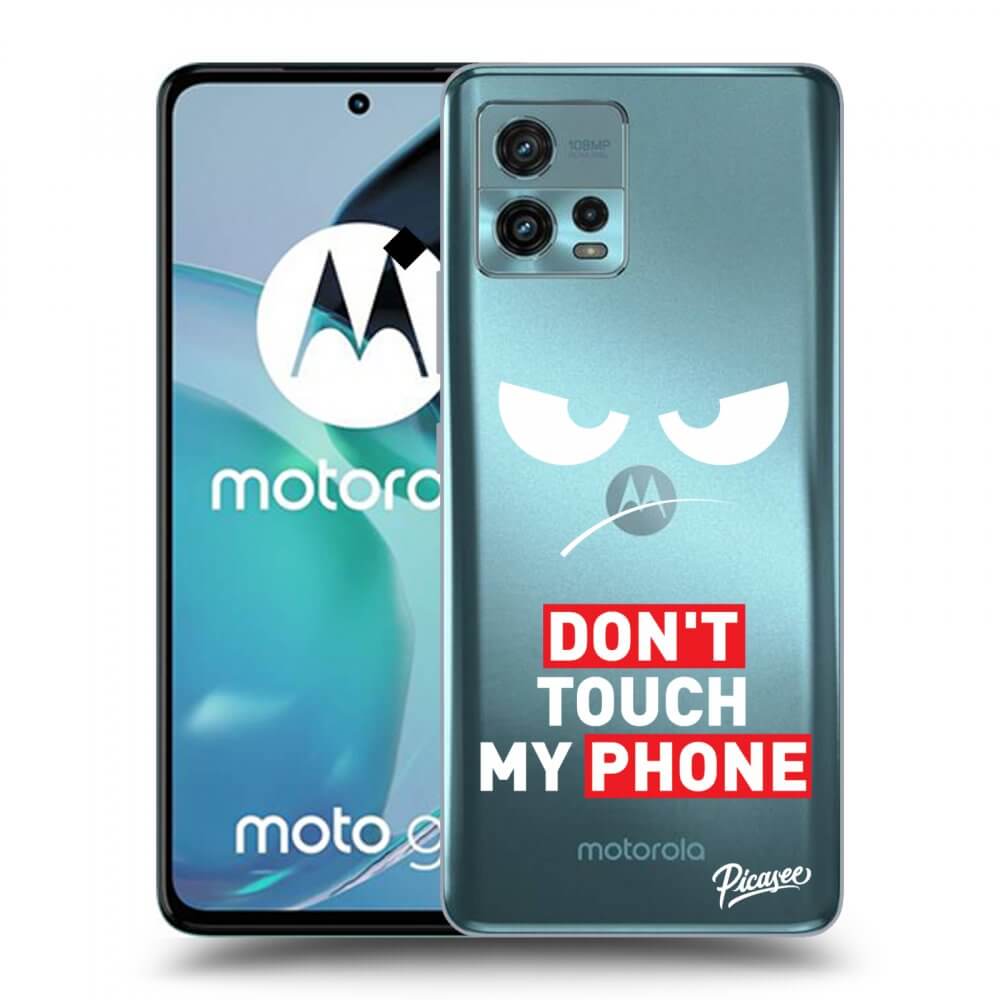 Picasee silikonski prozorni ovitek za Motorola Moto G72 - Angry Eyes - Transparent