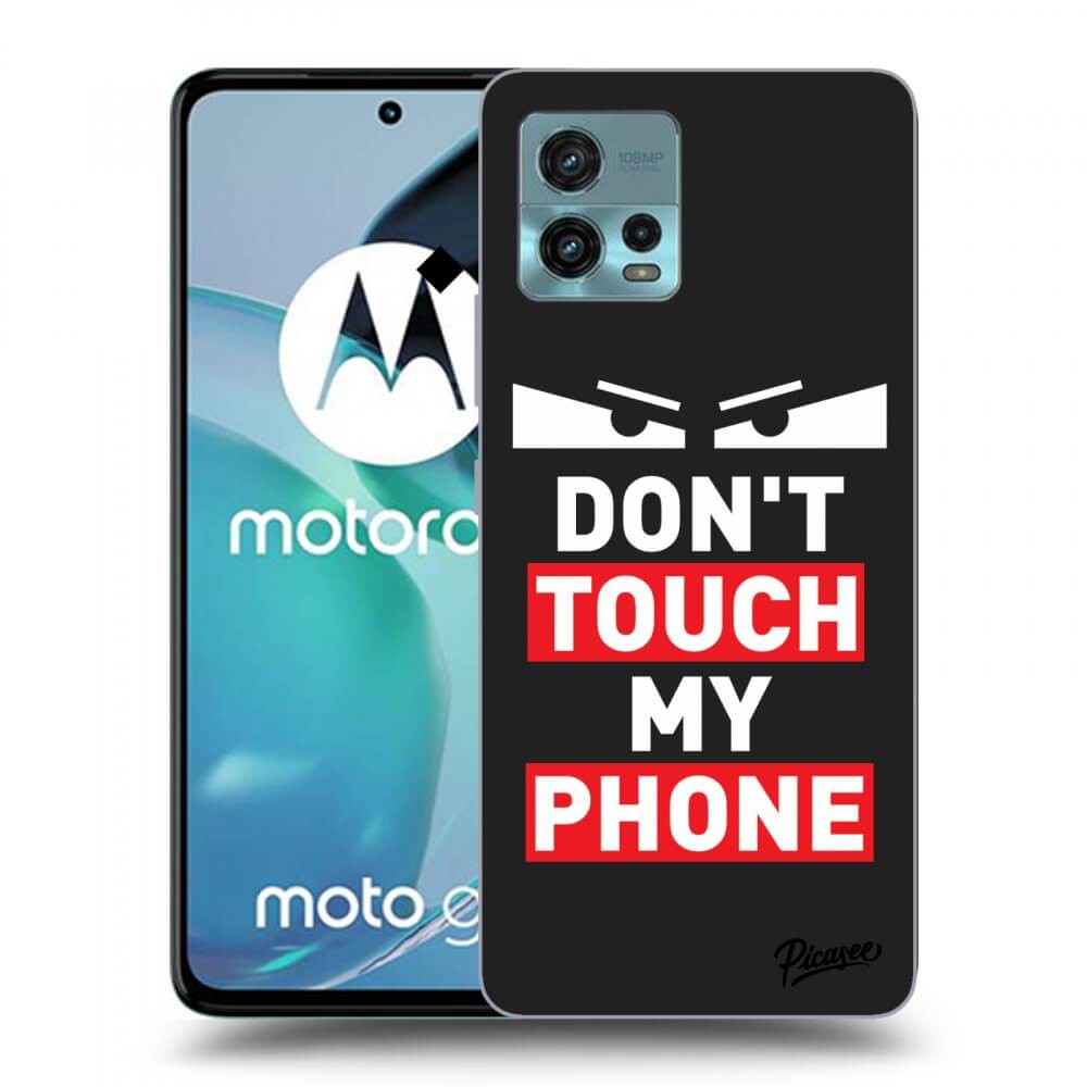 Picasee silikonski črni ovitek za Motorola Moto G72 - Shadow Eye - Transparent