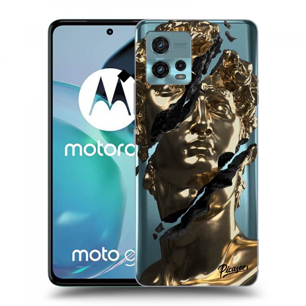 Picasee silikonski prozorni ovitek za Motorola Moto G72 - Golder