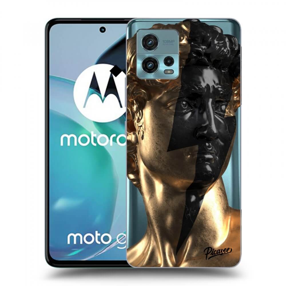 Picasee silikonski prozorni ovitek za Motorola Moto G72 - Wildfire - Gold
