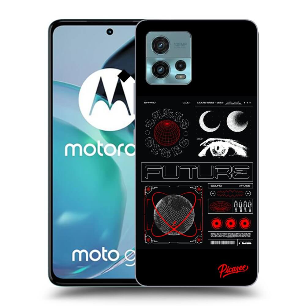 Picasee silikonski prozorni ovitek za Motorola Moto G72 - WAVES