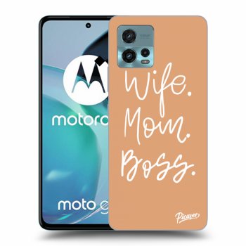 Picasee silikonski prozorni ovitek za Motorola Moto G72 - Boss Mama