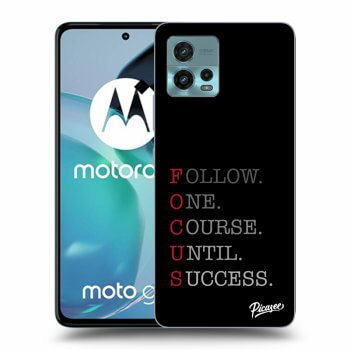 Picasee silikonski črni ovitek za Motorola Moto G72 - Focus
