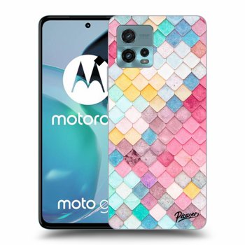 Picasee silikonski črni ovitek za Motorola Moto G72 - Colorful roof