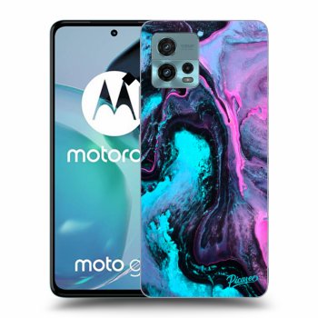 Picasee silikonski črni ovitek za Motorola Moto G72 - Lean 2