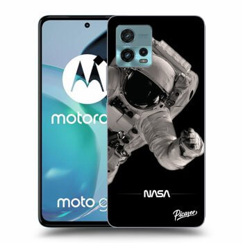 Picasee silikonski črni ovitek za Motorola Moto G72 - Astronaut Big