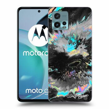 Picasee silikonski črni ovitek za Motorola Moto G72 - Magnetic