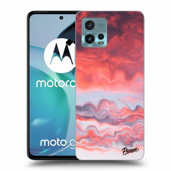 Picasee silikonski prozorni ovitek za Motorola Moto G72 - Sunset
