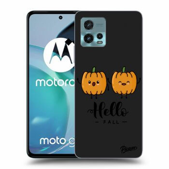 Picasee silikonski črni ovitek za Motorola Moto G72 - Hallo Fall