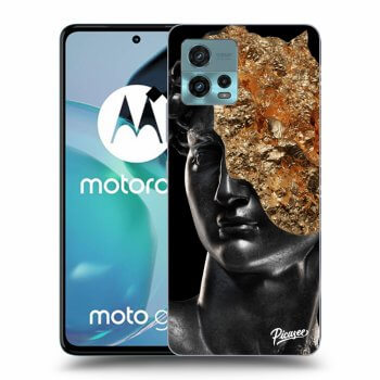 Picasee silikonski črni ovitek za Motorola Moto G72 - Holigger