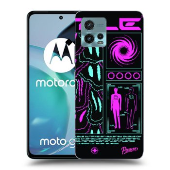 Picasee silikonski črni ovitek za Motorola Moto G72 - HYPE SMILE