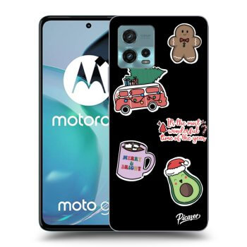 Ovitek za Motorola Moto G72 - Christmas Stickers